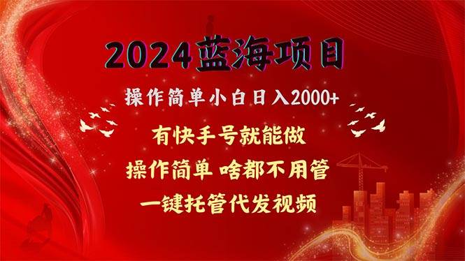 2024蓝海项目，网盘拉新