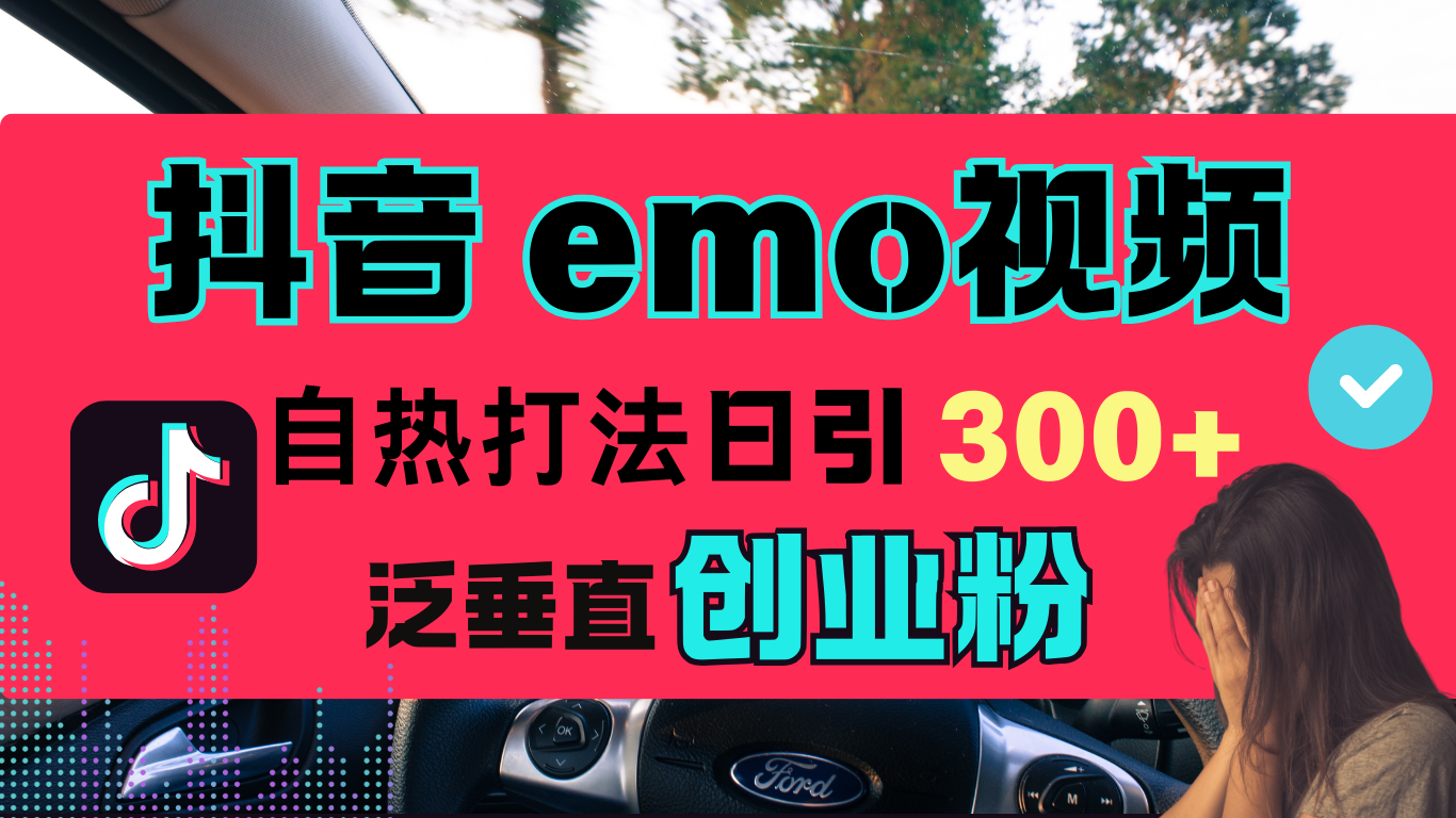 d.音“EMO视频”自热流打法，泛垂直创业粉